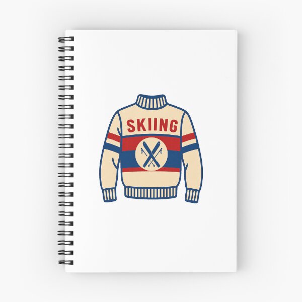 Item preview, Vintage Cozy Skiing Sweater on White designed and sold by Em-Arn.