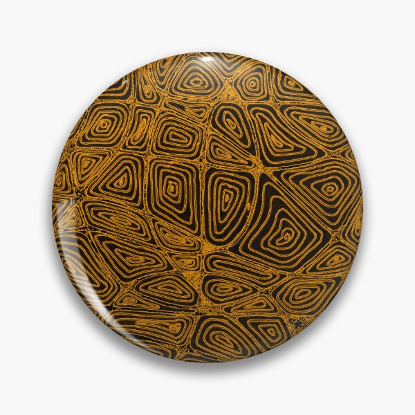 Item preview, Halloween Dark Orange Fingerprint Tangle designed and sold by Honeybee Cameron.