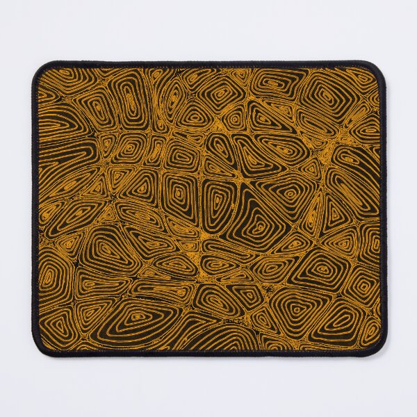 Item preview, Halloween Dark Orange Fingerprint Tangle designed and sold by Honeybee Cameron.