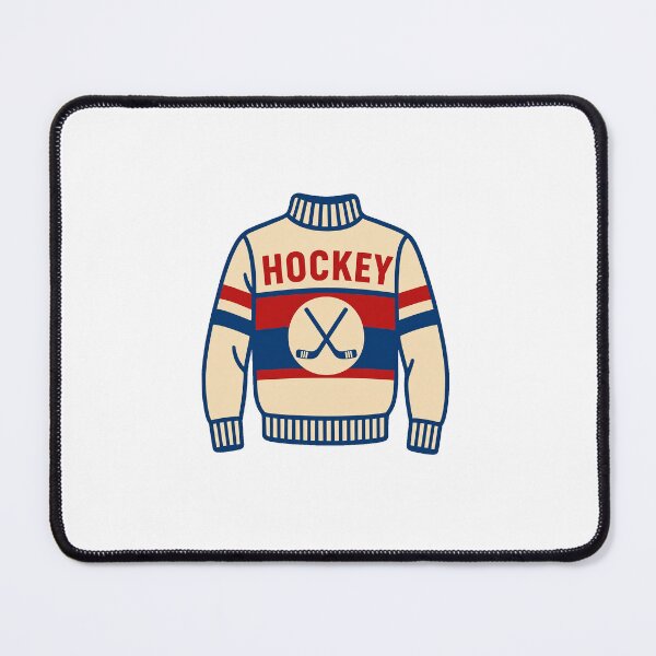 Item preview, Vintage Cozy Hockey Sweater on White designed and sold by Em-Arn.