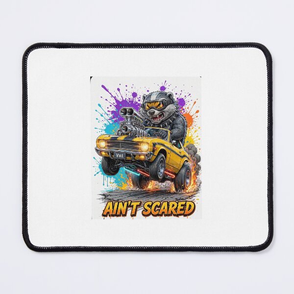 Item preview, Ain't Scared Honey Badger designed and sold by WeirdWheeledArt.