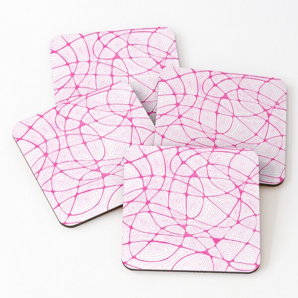 Item preview, Pink Fingerprint Tangle designed and sold by Honeybee Cameron.