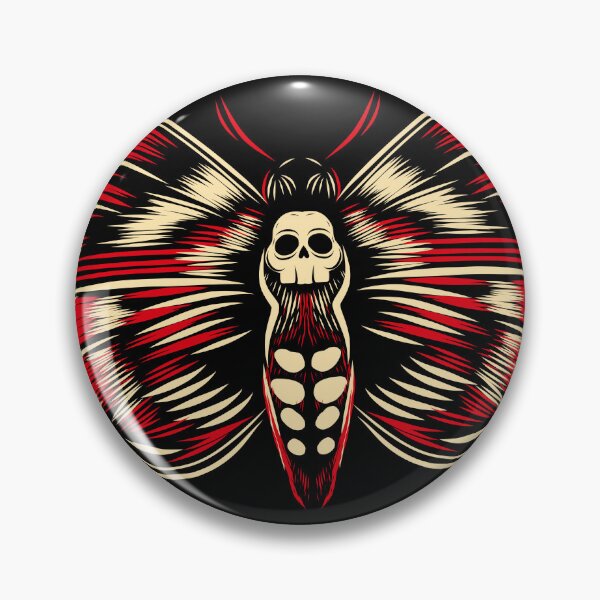 Item preview, Skull Marked Moth designed and sold by CasualAfterlife.