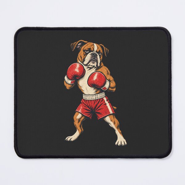 Item preview, Vintage Boxer Dog – Funny Boxing Bulldog designed and sold by yayor.