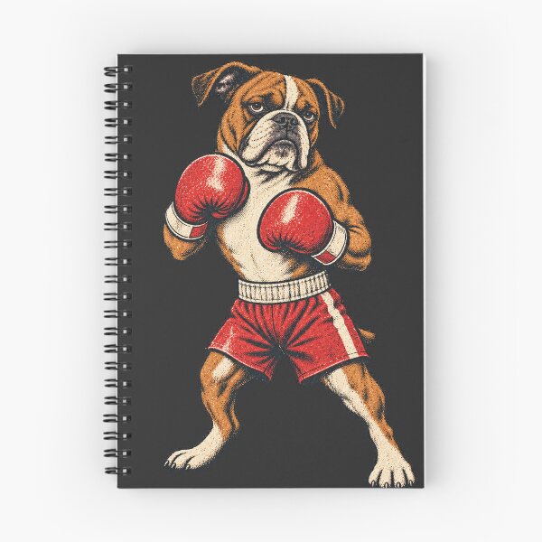 Item preview, Vintage Boxer Dog – Funny Boxing Bulldog designed and sold by yayor.