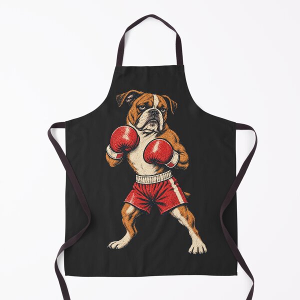 Item preview, Vintage Boxer Dog – Funny Boxing Bulldog designed and sold by yayor.
