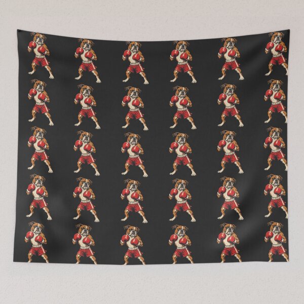Item preview, Vintage Boxer Dog – Funny Boxing Bulldog designed and sold by yayor.