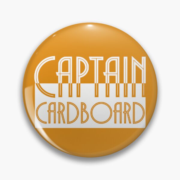 Item preview, Captain Cardboard Board Game Lover Text Art Orange designed and sold by TackyTime.