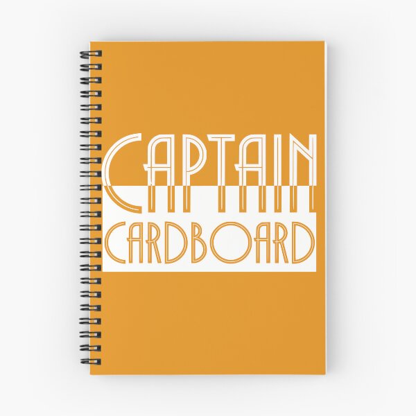 Item preview, Captain Cardboard Board Game Lover Text Art Orange designed and sold by TackyTime.