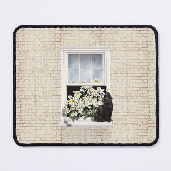Item preview, Cat on a windowsill designed and sold by Zestypickles.