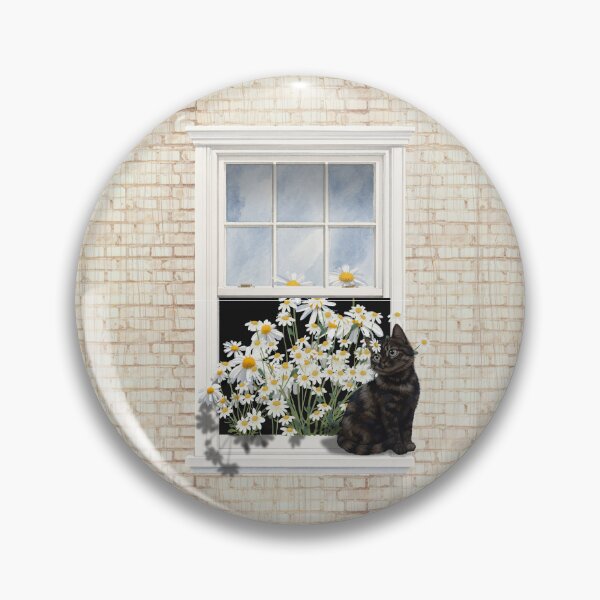 Item preview, Cat on a windowsill designed and sold by Zestypickles.