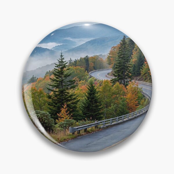 Item preview, Serene Mountain Road in Autumn designed and sold by Savannah Gibbs.
