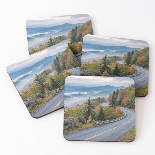Item preview, Serene Mountain Road in Autumn designed and sold by Savannah Gibbs.