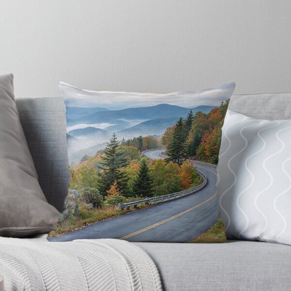 Item preview, Serene Mountain Road in Autumn designed and sold by Savannah Gibbs.