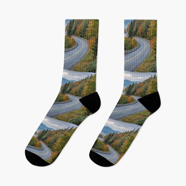Item preview, Serene Mountain Road in Autumn designed and sold by Savannah Gibbs.
