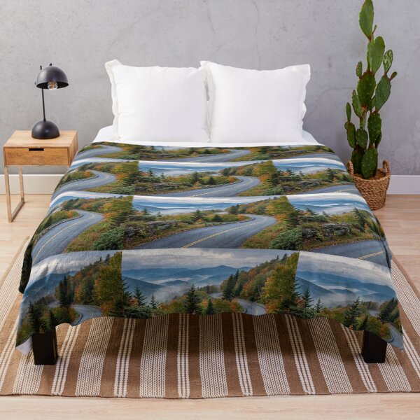 Item preview, Serene Mountain Road in Autumn designed and sold by Savannah Gibbs.