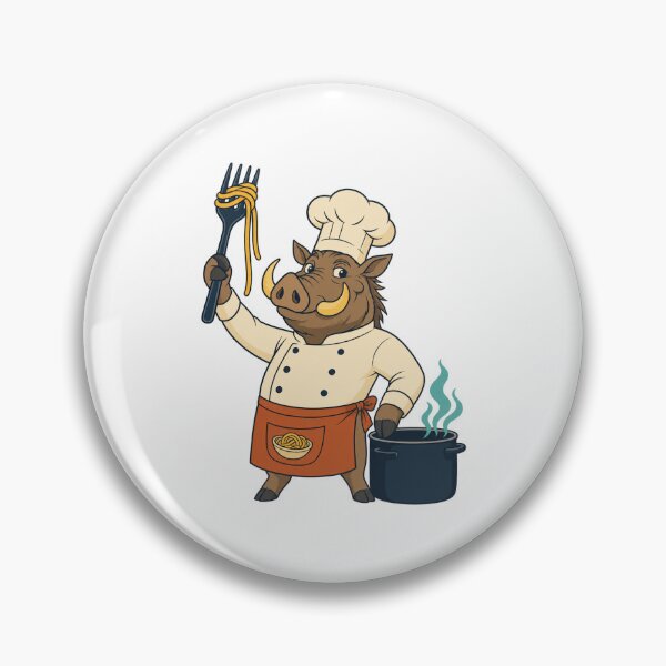 Item preview, Impasta Warthog Chef Funny designed and sold by MOSIDRIP™.
