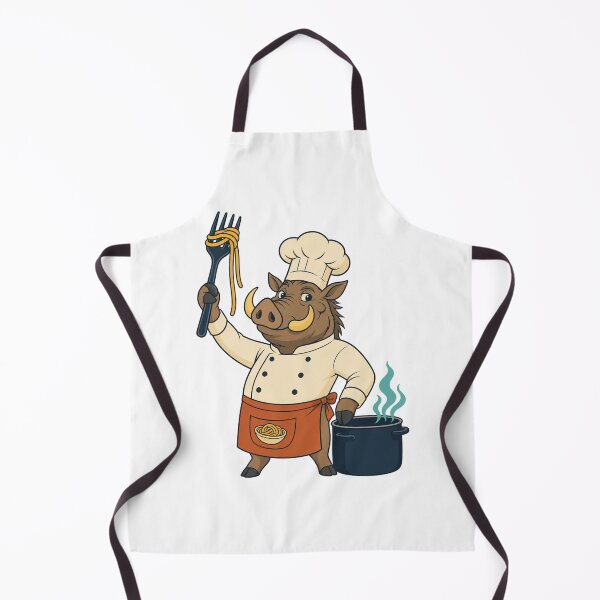 Item preview, Impasta Warthog Chef Funny designed and sold by MOSIDRIP™.