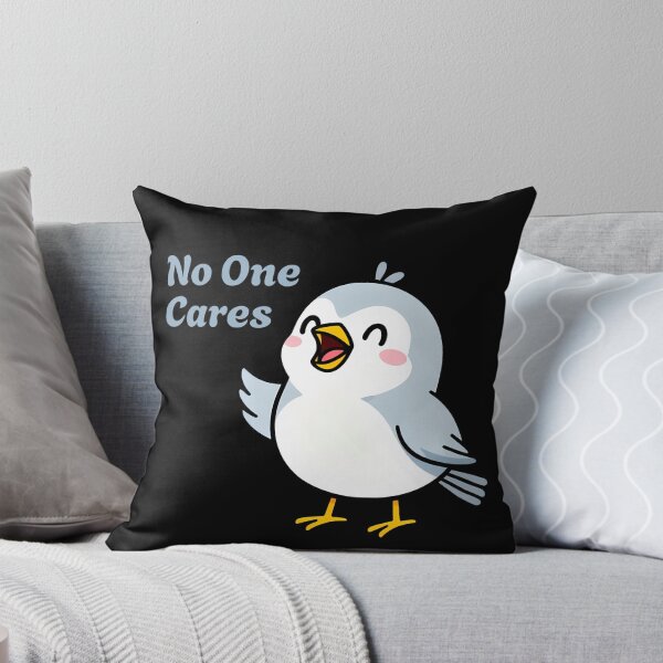 Item preview, No One Cares Blue Bird designed and sold by WrenAndWhimsy.