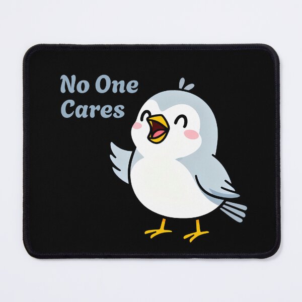 Item preview, No One Cares Blue Bird designed and sold by WrenAndWhimsy.