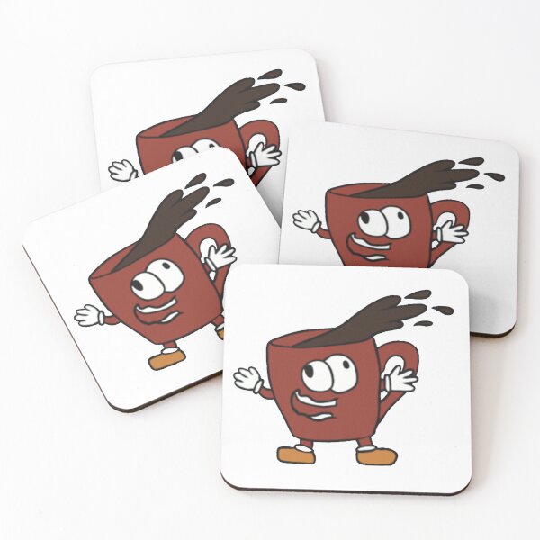 Item preview, Over Caffeinated Coffee Cup Cartoon Hyped Barista designed and sold by The Soapiest Goat.