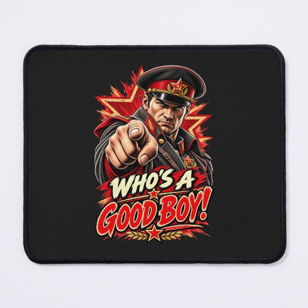 Item preview, Who’s a Good Boy? — The Commissar Wants to Know designed and sold by Sanctum Icons.
