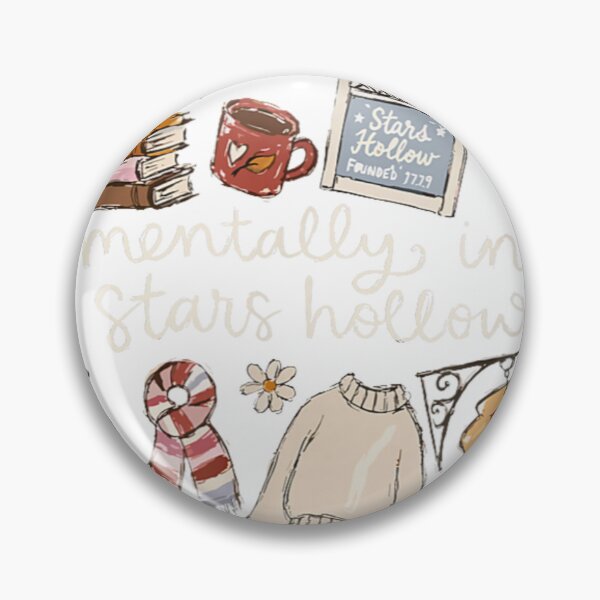 Item preview, Mentally In Stars Hollow – Cozy Autumn Coffee Town designed and sold by Pixele.