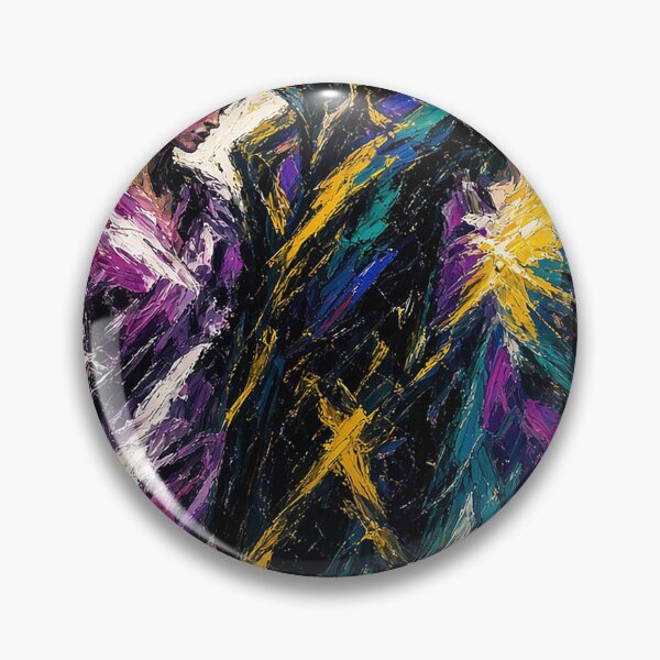 Item preview, Vibrant Multi-Color Expressionist Trio – Man and Two Women in Bold Palette designed and sold by MFMart.