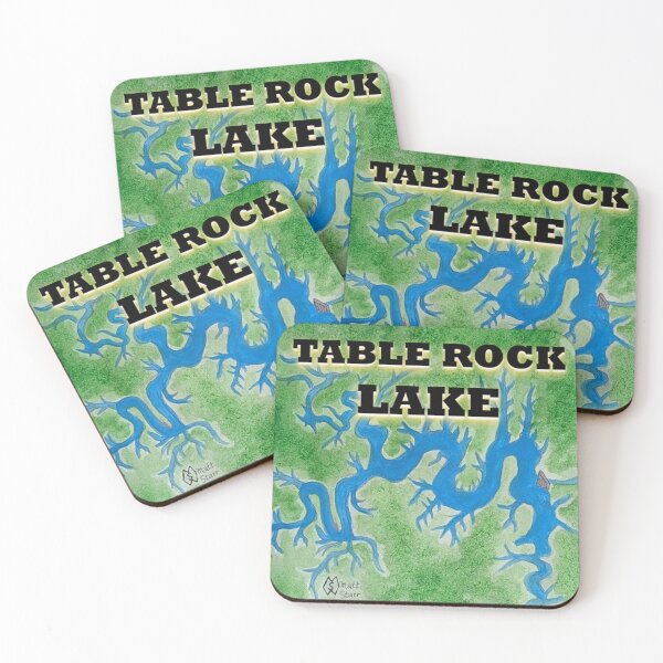 Item preview, Table Rock Lake map view  designed and sold by Matt Starr Fine Art .