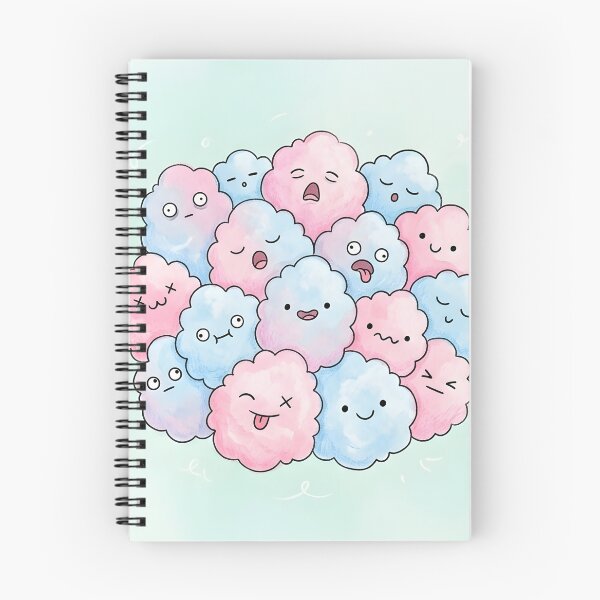 Item preview, Fluffy Cotton Candy Cloud Kawaii Sweet Art designed and sold by DuckOddity.