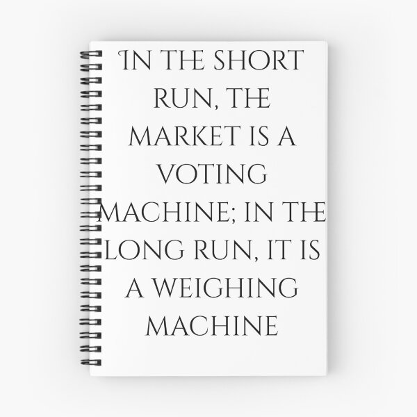 Item preview, Voting Machine vs Weighing Machine - Value Investor Quote Design designed and sold by Finance Wisdom.