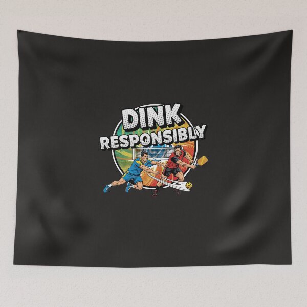 Item preview, Funny Pickleball Dad - Dink Responsibly Shirt designed and sold by GreyTee.