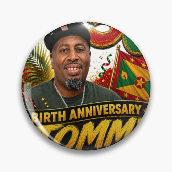 Item preview, Happy 50th Tommy – Personalized Grenada Anniversary Art designed and sold by Pixele.