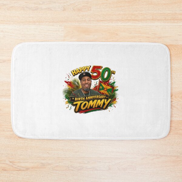 Item preview, Happy 50th Tommy – Personalized Grenada Anniversary Art designed and sold by Pixele.