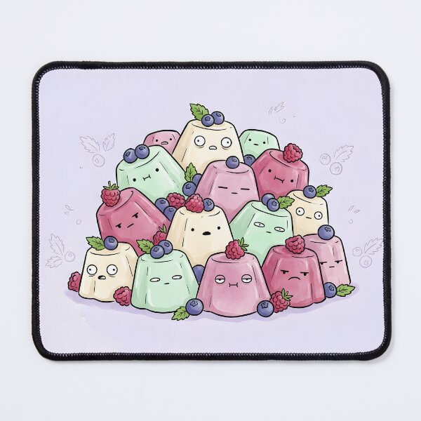 Item preview, Cute Bavarois Pudding Kawaii Dessert Illustration designed and sold by DuckOddity.