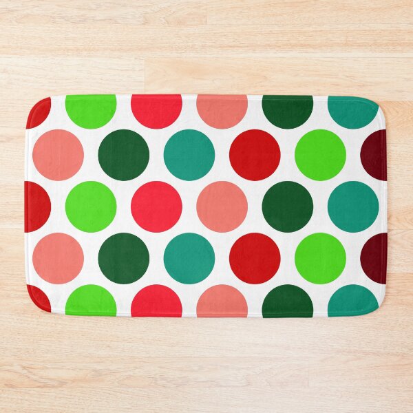 Item preview, Christmas Polka Dots, Red and Green Xmas Polka Dot Pattern, Holiday Print designed and sold by bestggraphico.