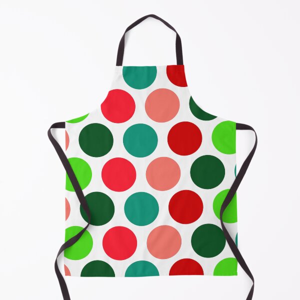 Item preview, Christmas Polka Dots, Red and Green Xmas Polka Dot Pattern, Holiday Print designed and sold by bestggraphico.