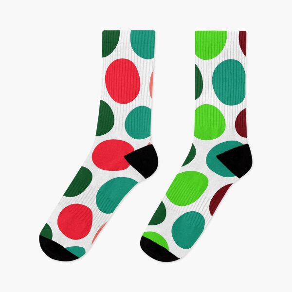 Item preview, Christmas Polka Dots, Red and Green Xmas Polka Dot Pattern, Holiday Print designed and sold by bestggraphico.