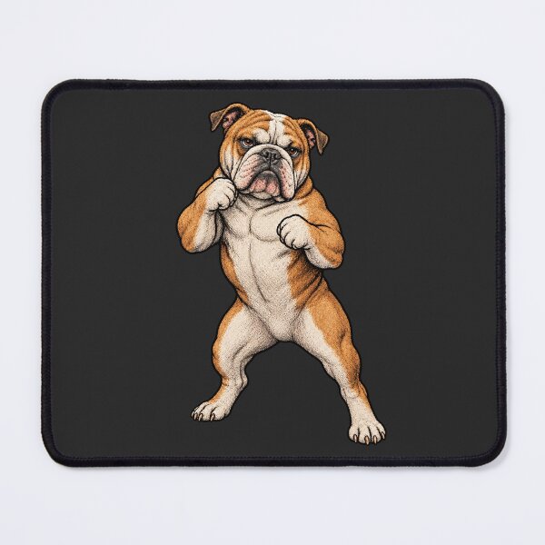 Item preview, Funny Fighting Bulldog – Vintage Dog Meme designed and sold by yayor.
