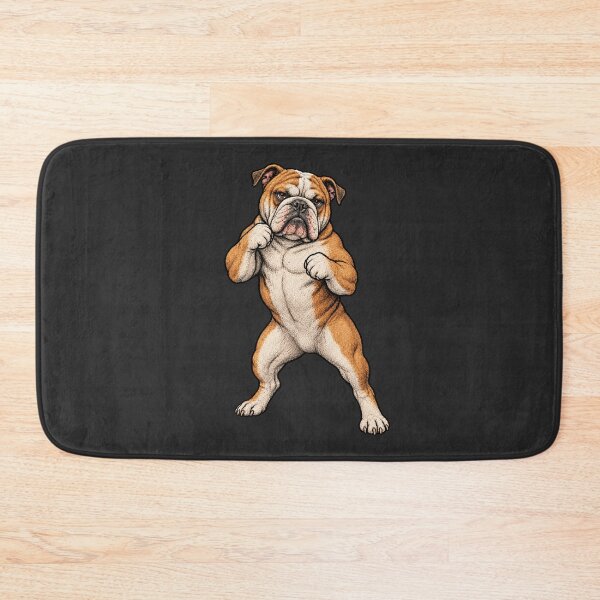Item preview, Funny Fighting Bulldog – Vintage Dog Meme designed and sold by yayor.
