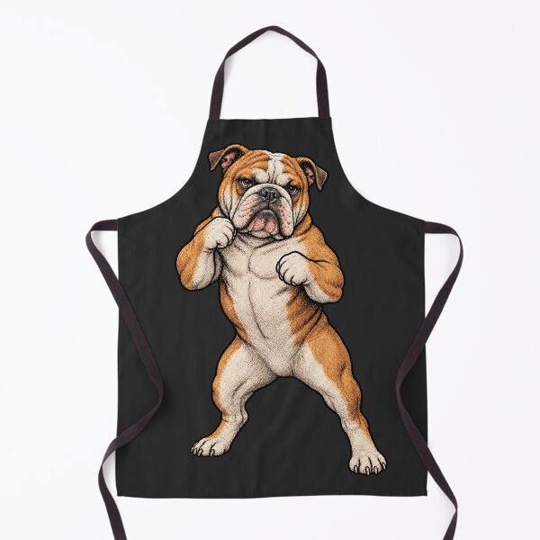 Item preview, Funny Fighting Bulldog – Vintage Dog Meme designed and sold by yayor.