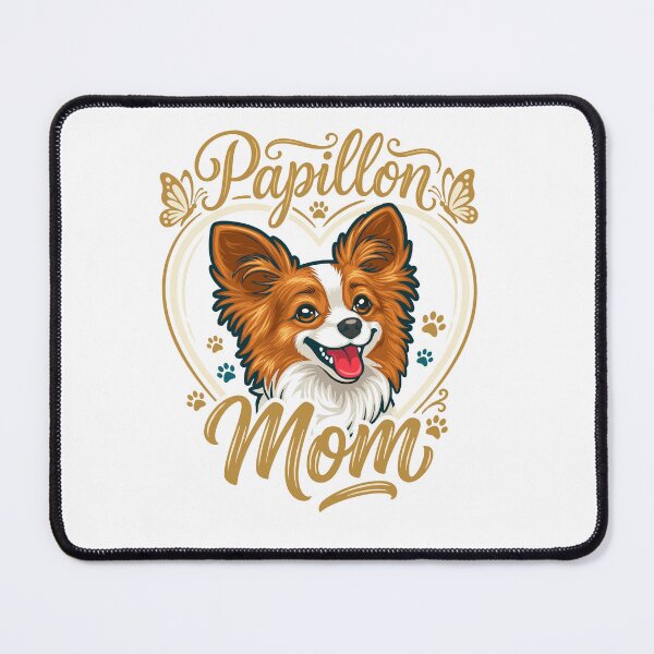 Item preview, Papillon People™ Papillon Mom Dog Portrait Heart Wreath Art designed and sold by ACSBRANDS.