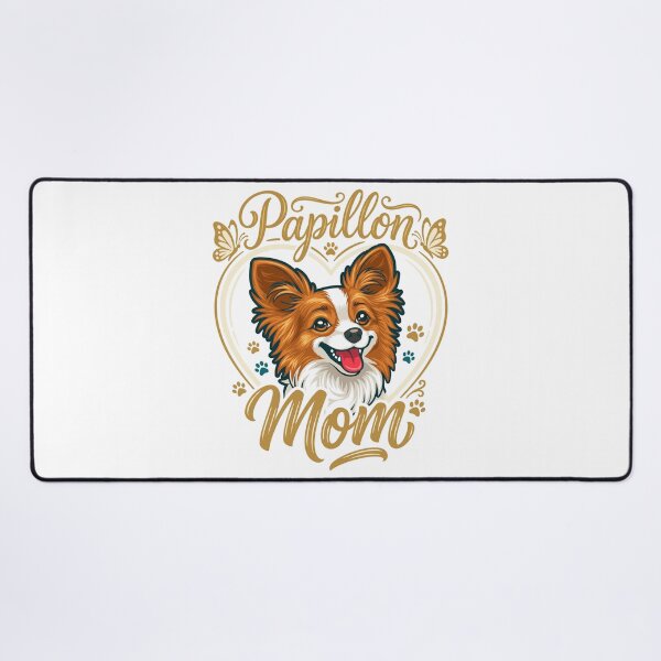Item preview, Papillon People™ Papillon Mom Dog Portrait Heart Wreath Art designed and sold by ACSBRANDS.