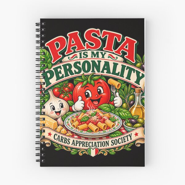 Item preview, Pasta Is My Personality – Funny Italian Food Lover Retro Badge designed and sold by Emoji Emblems.