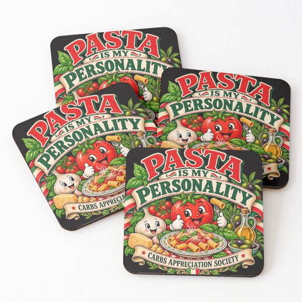 Item preview, Pasta Is My Personality – Funny Italian Food Lover Retro Badge designed and sold by Emoji Emblems.