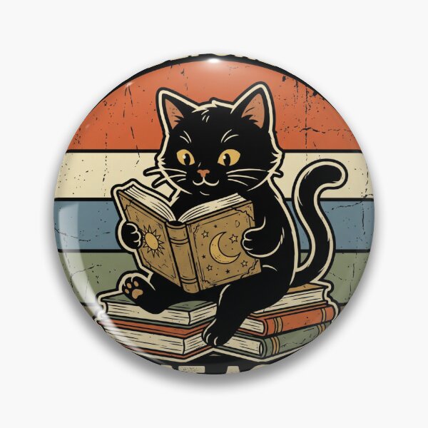 Item preview, Funny Book Lover Cat – Books Before People Vintage Reading Design designed and sold by TeeStyle.mr.