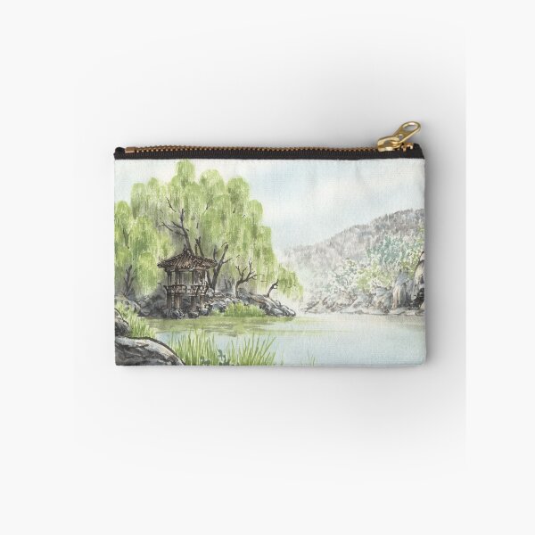 Item preview, March 12th birthday flower Weeping Willow Landscape designed and sold by 366birthflower.
