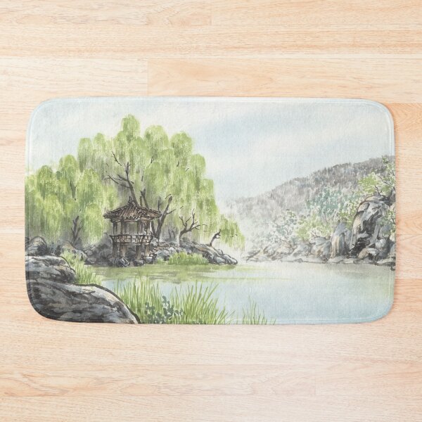 Item preview, March 12th birthday flower Weeping Willow Landscape designed and sold by 366birthflower.