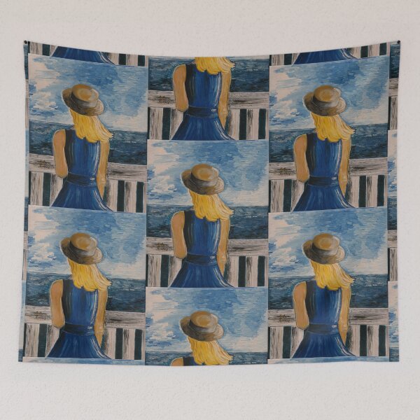 Item preview, Girl on the balcony designed and sold by ivanpenchevart.