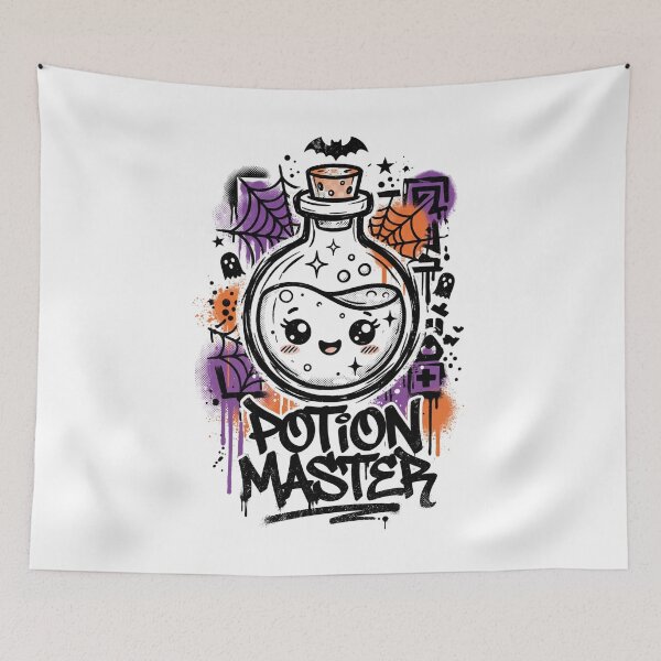Item preview, Potion Master Magic Bottle Streetwear Halloween Design Tee designed and sold by DarylWelsh2024.